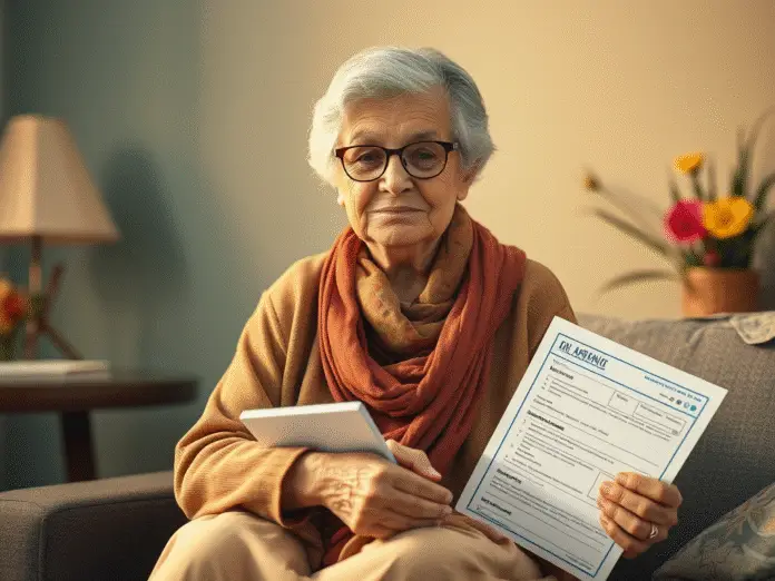 Idosa atualizando o CadÚnico em unidade do CRAS para evitar corte do BPC